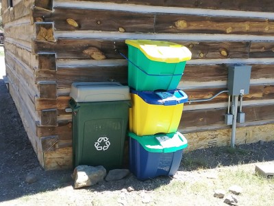 New Recycling Stations at the Pavilion