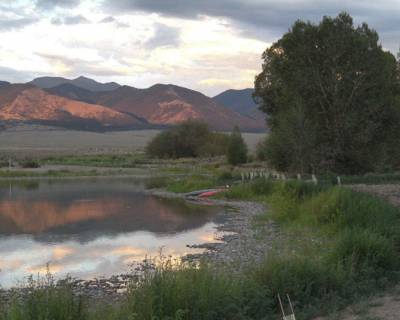 Hot Springs Creek and Reservoir